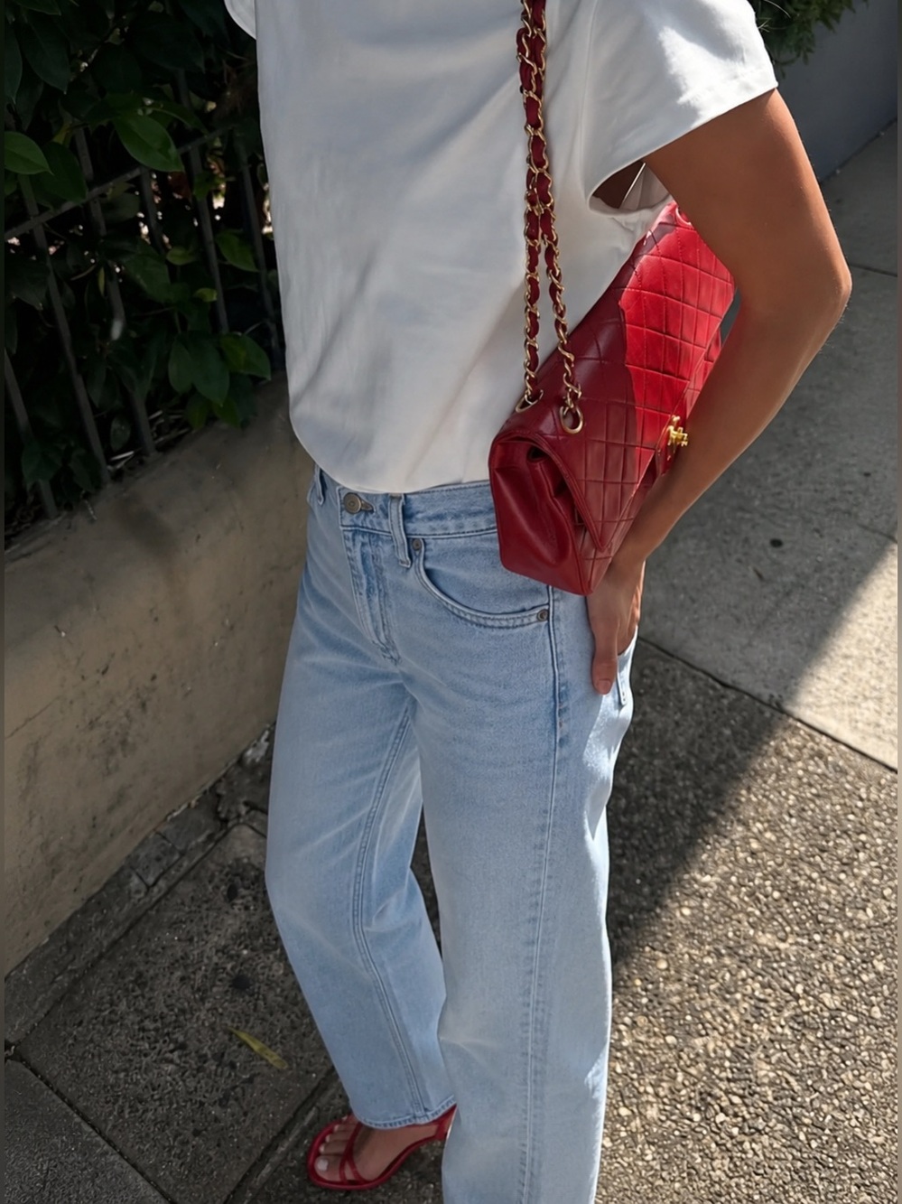 NWT rag & bone The Hattie Light Wash Straight Leg Jeans in Wyncote